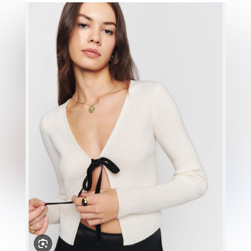 NWT Reformation Antoinette Cashmere Sweater